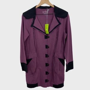 Neon Buddha Purple Black Chotana Car Jacket NWT Medium
